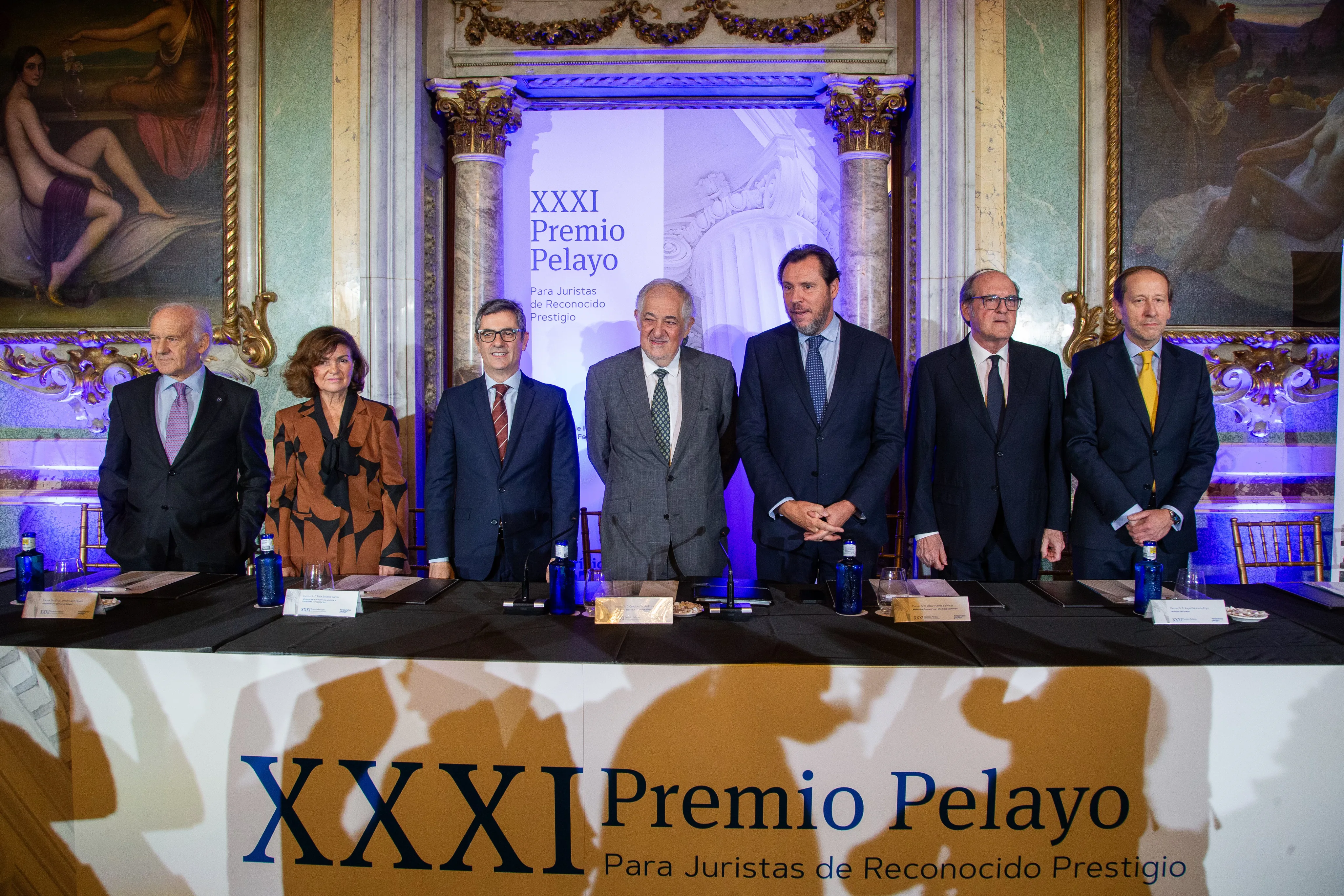 Premio Pelayo — Mesa presidencial